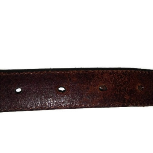 Onxy Burgundy and Black Belt Size 44" Long - Picture 5 of 8